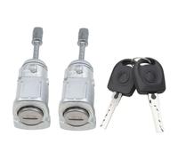 (Lot de 2) Barillet porte avant avec clés compatible Arosa, Superb, Lupo | Pour A6, Passat, complet, gauche et droit, OEM 3B0837167 3B0837168