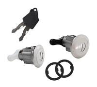 (Lot de 2) Barillet Serrure de Porte Avant Gauche ET Avant Droite AVEC 2 Clés compatible avec 106 I et 306-9170E4 9170G1