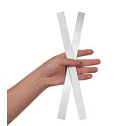 Lot de 2 barres carrées en aluminium, 0,4 cm d'épaisseur x 1 cm de largeur x 30,5 cm de long, plaque plate carrée en aluminium 6061, 4 pièces de 10 x 305 mm T6511 solides
