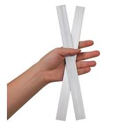 Lot de 2 barres carrées en aluminium, 0,4 cm d'épaisseur x 2,5 cm de largeur x 30,5 cm de long, plaque plate carrée en aluminium 6061, 4 pièces de 25 x 305 mm T6511 solides