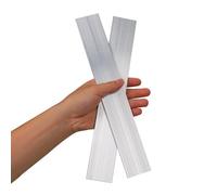 Lot de 2 barres carrées en aluminium, 0,4 cm d'épaisseur x 4,5 cm de largeur x 30,5 cm de long, plaque plate carrée en aluminium 6061, 4 x 45 x 305 mm T6511 solide