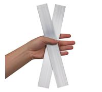 Lot de 2 barres carrées en aluminium, 0,5 cm d'épaisseur x 4 cm de largeur x 30,5 cm de long, plaque plate carrée en aluminium 6061, 5 pièces de 40 x 305 mm T6511 solide