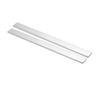 Lot de 2 barres carrées en aluminium 6061, longueur de bloc de rangée en alliage d'aluminium 495 mm, adaptées à la construction de pièces de machines et à l'artisanat(8x15x495mm)