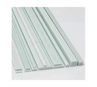 Lot De 2 Barres Carrées/plates En Fibre De Verre Blanche De 500 Mm (largeur 2 À 30 Mm), Bandes De Renfort En Plastique Renforcé De Fibre De Verre FRP For La Construction Et Le Bricolage.(10x4x500mm)