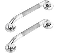 Lot de 2 barres d'appui de douche, barres d'appui de salle de bain en acier inoxydable 304, poignée de douche pour baignoire, toilettes, salle de bain, cuisine (30 cm)