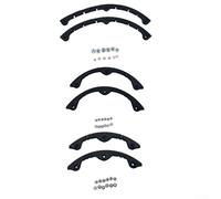 Lot de 2 barres de protection incurvées pour planche à neige, ski, skateboard (taille S)