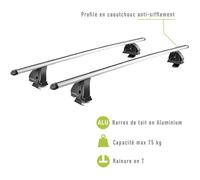 Aluminium Roof Bar Complete with premounted Feet Easy One EV