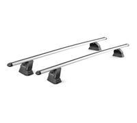 Lot de 2 Barres de toit - GREEN VALLEY - Easy One N° 88 - Aluminium - Fixation Fix Point - Jusqu'à 75 kg