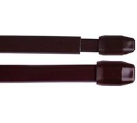 Lot de 2 barres de vitrage HS, Acier inoxydable, braun - dunkelbraun, 40 - 60 cm