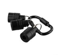 Lot de 2 barres d'extension pour porte-embouts de tournevis SDS avec porte-clés - Outil de rangement en alliage d'aluminium pour forets (43 x 83 cm)