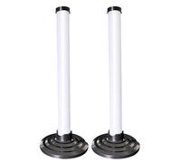 Lot de 2 barres LED pour synchroniser la musique, rétroéclairage à contrôle vocal, lumière TV à changement de couleur, accessoire de en streaming, pour chambre, bureau, chambre à coucher