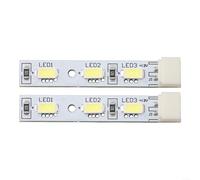 Lot de 2 barres lumineuses pour réfrigérateur Haier 0064001874 Remplacement facile, performance durable
