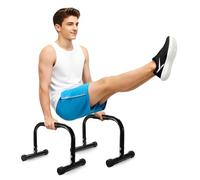 Lot de 2 barres parallèles push up - Équipement de gymnastique - Antidérapantes - Robustes - Pour la main, la planche à main, la maison, la gym, l'extérieur, le fitness