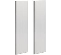 Lot de 2 barres plates carrées en aluminium, 3 mm d'épaisseur x 5,1 cm de largeur x 30,5 cm de longueur, plaque à usage général 6061, matériau MLL solide T6511, pour travaux manuels, recouvertes d'un