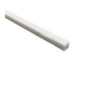 Lot de 2 barres plates carrées en fibre de verre de 500 mm - Bande de renfort en plastique renforcé de fibre de verre dur for usinage de précision et isolation(7x7x500mm)