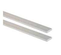 Lot de 2 barres plates en acier inoxydable 304, épaisseur 4 mm, for tôle solide, bandes de garniture for l'industrie, le bricolage et l'artisanat(4mmx50mmx100mm)