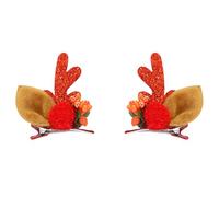 Lot de 2 barrettes à cheveux antidérapantes pour l'hiver