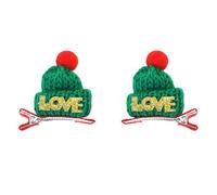 Lot de 2 barrettes à cheveux antidérapantes pour l'hiver