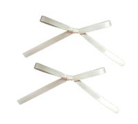 Lot de 2 barrettes à cheveux en forme de nœud pour adolescents en forme de bec de canard