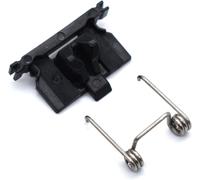 Lot De 2 Barrettes À Cheveux Et Tendeur À Ressort,Accessoires De Rechange Compatibles Avec Les Tondeuses À Cheveux Wahl 5 Star Magic Clip Senior Super Taper 8148 8504 1919 8591 (Noir)