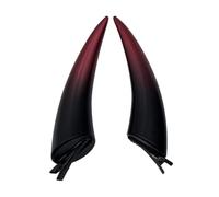 Lot de 2 barrettes à cheveux Halloween en corne de diable pour femme - Accessoires de cheveux pour fête costumée