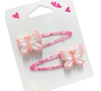 Lot de 2 barrettes à cheveux tendance avec motif créatif pour anniversaires et maquillage