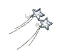 Lot de 2 barrettes à cheveux uniques en forme d'étoile à cinq pointes pour cheveux tendance Convient pour un usage quotidien