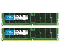Lot de 2 barrettes Crucial avec mémoire DDR4 PC4-21300 2666MHz RDIMM (2 x CT32G4RFD4266), double classement ECC
