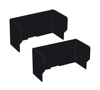 Lot de 2 barrières de bureau portables absorbant le bruit et les distractions visuelles, idéales pour la salle de classe et les études, améliore la concentration des étudiants