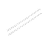 Lot de 2 barrières de garde-corps en polypropylène robuste détachable pour bricolage Convient pour les présentoirs miniatures Dioramas, échelle 1 50