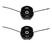Lot de 2 bases de tête de coupe de rechange compatibles avec Bosch AFS 23-37, tête de tondeuse en nylon F016F04839, F016800431