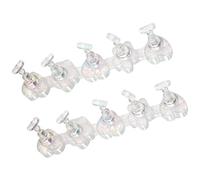 Lot de 2 bases d'entraînement à ongles multi-positions en matériaux ABS de qualité salon de manucure, équipement d'entraînement des ongles en ABS