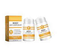 Lot de 2 bâtons anti-frottement pour le corps, baume anti-frisottis 2025, peau lisse durable, réduction des frottements de la peau, crée une expérience de peau lisse, pour les cuisses, les épaules, la
