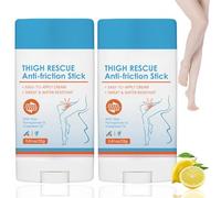Lot de 2 bâtons anti-frottements, bâtons anti-frottement pour cuisse, offre une protection contre la friction, crème anti-frottement pour les cuisses, baume résistant à l'eau et à la sueur pour la