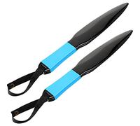 Lot de 2 bâtons anti-morsure en nylon pour chien - Pour dressage de chien - Pour berger allemand - Taille moyenne et grande - Bleu