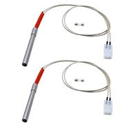 Lot de 2 bâtons d'allumage de rechange pour grills à granulés de bois PitBoss et certains modèles y compris 070 075 Pro 22 Pro 34