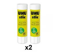 Lot De 2 Bâtons De Colle Blanche Uhu 8,2g