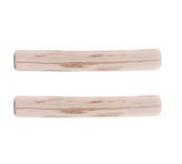 Lot de 2 bâtons de dentition naturels en bois de café pour chiot, jouet à mâcher robuste pour les mordeurs agressifs | Friandises de nettoyage des dents pour jeux en plein air, santé, enrichissement
