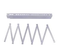 Lot de 2 bâtons de mesure pliables de 2 mètres avec échelle transparente, règle facile à transporter, règle facile à transporter, bâton de mesure pliable pour salle de classe