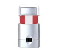 Lot de 2 bâtons de peinture pour visage rouge, blanc, bleu, design robuste, réduction de l'éblouissement, équipement de sport pour les yeux, facile à laver, accessoires de supporter les jeux de