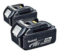 Makita BL1840B - Lot De 2 Batteries Li-Ion 18V - 4,0 Ah (2 Pcs)