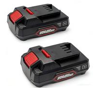 Lot de 2 batteries 2,0 Ah Pap 20 B3, A1, A2, A3, B1, compatibles avec les appareils familiaux Parkside X 20 V, pour appareils à batterie Parkside X 20 V et chargeurs PLG 20 A1/C1/C3/A3 Li-Ion