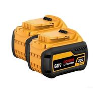 Lot de 2 Batteries au Lithium 9 Ah 20 V/60 V Max compatibles avec Les Outils DeWalt DCB184, DCB200, DCF892, DCF845, DCF850, DCF911, DCD800 et DCD805.