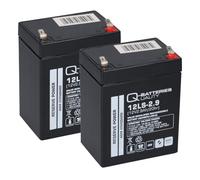 Lot de 2 batteries au plomb AGM 12 V 2,9 Ah compatibles avec les systèmes de levage Linak à monter soi-même