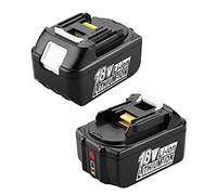 Lot de 2 batteries BL1850B 18 V 5,0 Ah compatibles avec Makita BL1860 BL1830 DMR108 DMR110 DUH523Z DUC353Z DTD152Z DTD154Z DDF481Z DLM431Z DUC355Z (3660) V)