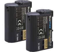 Lot de 2 batteries compatibles avec Nikon, EN-EL15, 2040 mAh, EN-EL15c EN-EL15b EN-EL15a pour Z8 Z7 II Z6 II Z5 Zf /D500 D800 D850 D7200 D7500-1 V1