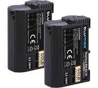 Lot de 2 batteries compatibles avec Nikon, EN-EL15c, 2600 mAh, EN-EL15b EN-EL15a EN-EL15 pour Z8 Z7 II Z6 III Zf Z5 - D800 D850 D7100 D7500 - MH-25 MH-34