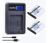 Lot de 2 Batteries DB-110 LI-92B + Chargeur USB LCD pour Appareil Photo Olympus Tough TG-5, TG-Tracker, SH-1, SH-2, SP-100 IHS, Ricoh DB-110, Ricoh GR III, GR IIIx, Theta X, WG-6, G900