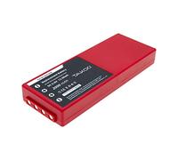 Lot de 2 batteries de rechange 005-01-00466, BA210, BA213020, BA213030 pour Radiomatic BA210040, BA211060, BA213020, BA214060, BA214061, FUB10XL, FUB78AA, PM45800. 17, PM471560 2000 mAh/6,0 V