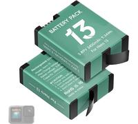 Lot De 2 Batteries De Rechange 2400 Mah Pour Gopro 13 Hero Black Enduro, Batterie Rechargeable, Longue Durée De Vie, Accessoires De Caméra De Sport, Grande Capacité, Longue Durée D[GOP6252040]